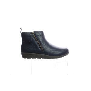 Vionic Womens Magnolia Lois Navy Ankle Boots Size 6 Wide (C,D, W)!